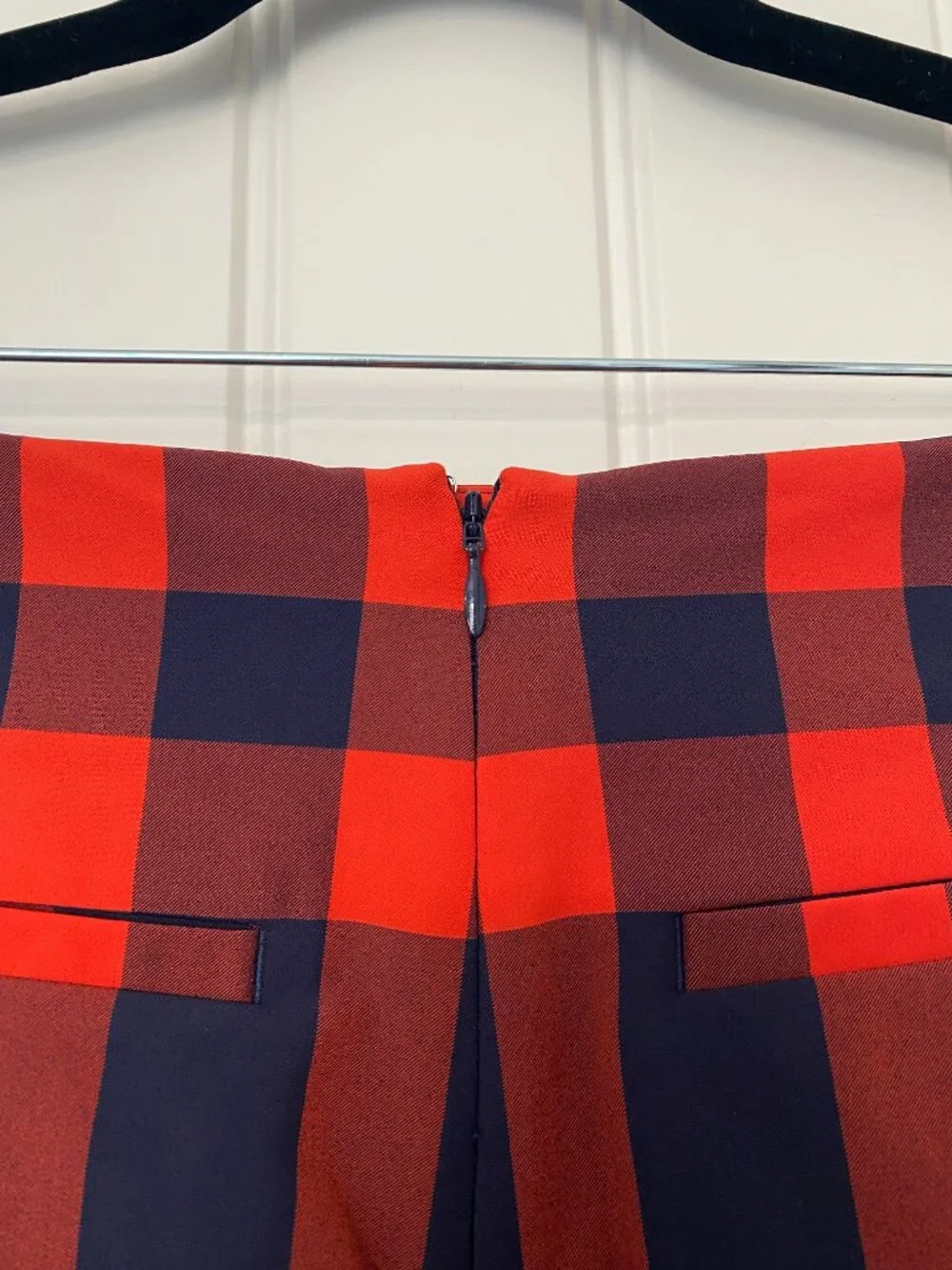 Tory Sport | Plaid Golf Skort in Red/Navy